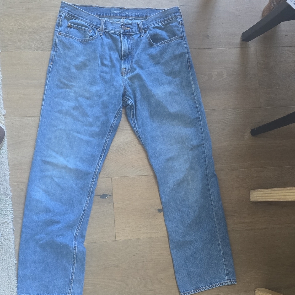 Old Navy Men's Relaxed Blue Jeans